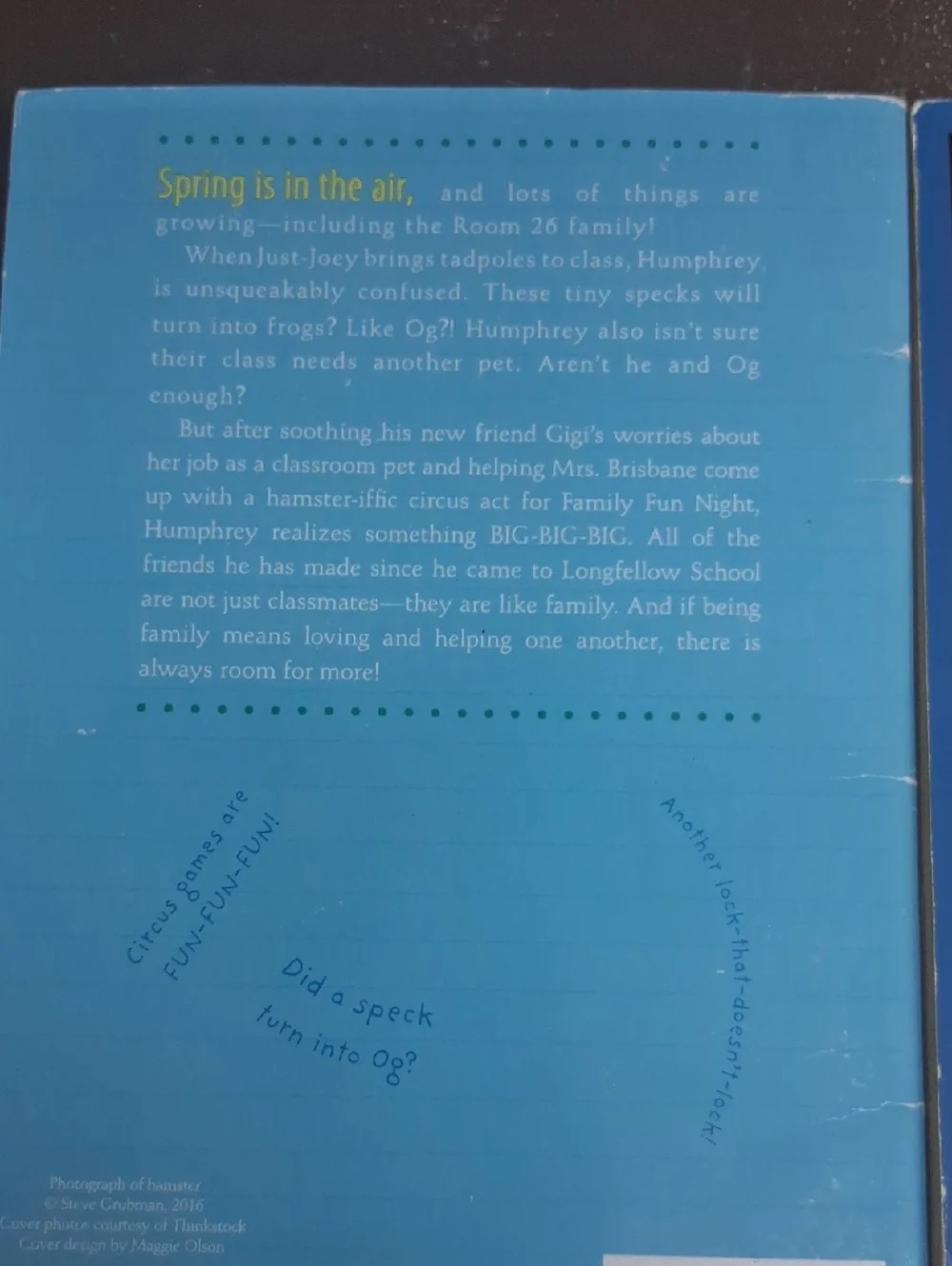 collection of paperback books from the According to Humphrey & Classroom‎ Pets